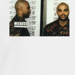 Charles Barkley Athlete Celebrity Mugshot Vintage Grunge Look Fan Crew