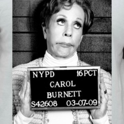 Carol Burnett Celebrity Mugshot Vintage Grunge Look Fan Raglan T Shirt
