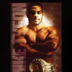 Mike Tyson World Heavyweight Champion Vintage Commemorative Poster Box