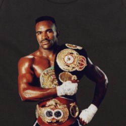 Evander Holyfield Undisputed Champion Boxer Fight Fan Distressed Look 
