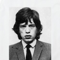 Jagger Rock N Roller Vintage Photo Mug Shot Music Fan Tanktop