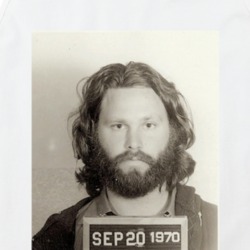 Jim Morrison Mug Shot Vintage Photo Singer Songwriter Music Fan Tankto