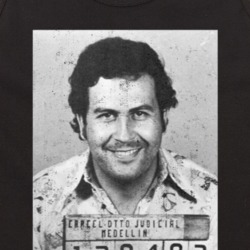 Pablo Escobar Notorious Drug Lord Smiling Mugshot Vintage Look Tanktop