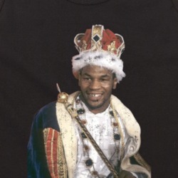 Mike Tyson The King World Heavyweight Champion Boxing Fan Distressed T
