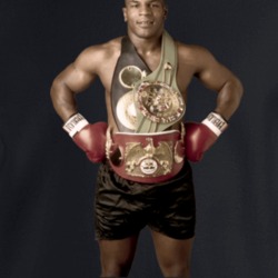 Mike Tyson Championship Belts Boxing Legend Fight Fan Crewneck Sweatsh