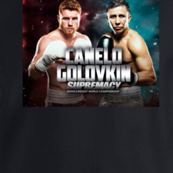 Canelo Vs Golovkin Supremacy Fight Poster Boxing Fan Crewneck Sweatshi