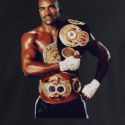 Evander Holyfield Undisputed Champion Boxer Fight Fan Distressed Look 