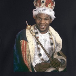 Mike Tyson The King World Heavyweight Champion Boxing Fan Distressed C