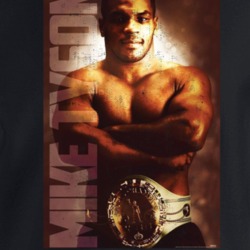 Mike Tyson World Heavyweight Champion Vintage Commemorative Poster Box