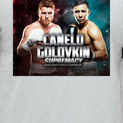 Canelo Vs Golovkin Supremacy Fight Poster Boxing Fan Raglan T Shirt