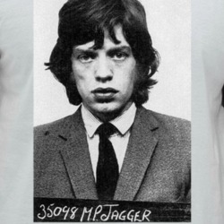 Jagger Rock N Roller Vintage Photo Mug Shot Music Fan Raglan T Shirt