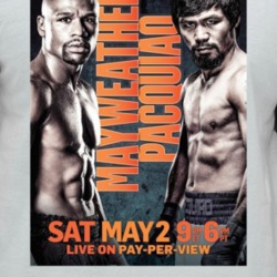 Floyd Mayweather Vs Manny Pacquiao Fight Poster 2015 Boxing Fan Raglan