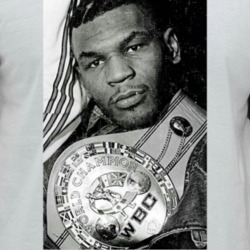 Mike Tyson Heavyweight Champion Boxing Vintage Look Fan Raglan T Shirt