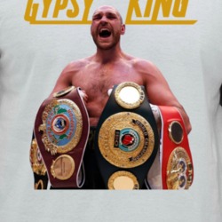 Tyson Fury Gypsy King British Boxing Champion Fight Fan Raglan T Shirt