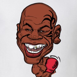 Mike Tyson Heavyweight Champion Caricature Fan T Shirt T Shirt