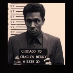 Chuck Berry Mug Shot Legendary Musician Fan T Shirt T Shirt