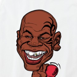 Mike Tyson Heavyweight Champion Caricature Fan Tanktop Tanktop