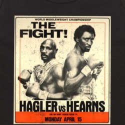 Thomas Hearns Vs Marvin Hagler The Fight Vintange Look Fight Poster Bo