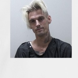 Aaron Carter Mug Shot Popular Singer Fan Crewneck Sweatshirt