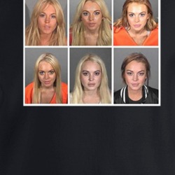 Lindsay Lohen Mug Shot Collage Multiple Arrest Movie Actress Fan Crewn