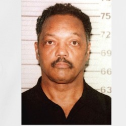 Jesse Jackson Mug Shot Civil Rights Activist Crewneck Sweatshirt