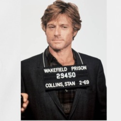 Robert Redford Mug Shot Popular Actor Director Fan Crewneck Sweatshirt
