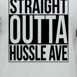 Straight Outta Hussle Ave Slauson Name Change Nipsey Hussle Fan Raglan
