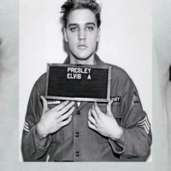 Elvis Presley Army Induction Mug Shot Legendary Singer Musician Fan Ra