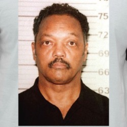 Jesse Jackson Mug Shot Civil Rights Activist Raglan T Shirt T Shirt