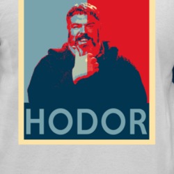Hodor Hope Poster Game Of Thrones Favorite Character Baseball Raglan