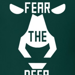 Fear The Deer Milwaukee Basketball Deer Face Fan T Shirt T Shirt