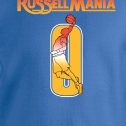Russell Mania 0 Russell Westbrook Oklahoma City Basketball Fan Crewnec