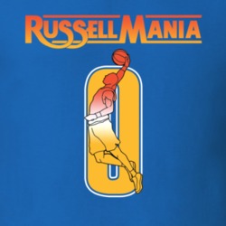 Russell Mania 0 Russell Westbrook Oklahoma City Basketball Fan T Shirt