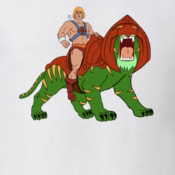 He-man And Battlecat Masters Of The Universe Favorite Characters Fan T