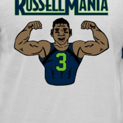 Russell Mania Russell Wilson Seattle Football Fan Baseball Raglan