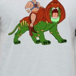 He-man And Battlecat Masters Of The Universe Favorite Characters Fan B