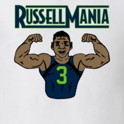 Russell Mania Russell Wilson Seattle Football Fan T Shirt T Shirt
