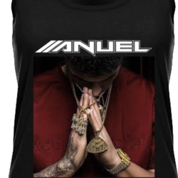 Anuel Aa Puerto Rican Rapper Music Fan Ladies T Shirt
