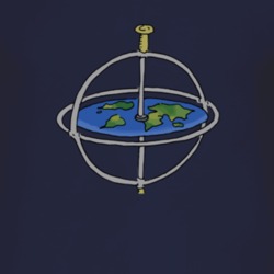 Flat Earth Tees Unisex Gift Tsirt T Shirt