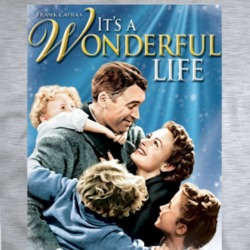 It's A Wonderful Life Christmas Holiday Movie James Stewart Poster T S