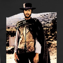 The Man With No Name Cowboy Western Movies Clint Eastwood T Shirt