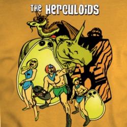 The Herculoids Retro Cartoon Tv Show T Shirt