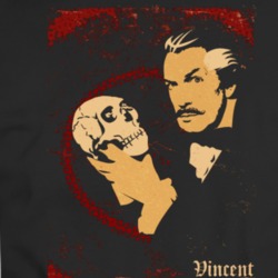 Vincent Price Cult Horror Actor Caricature T Shirt