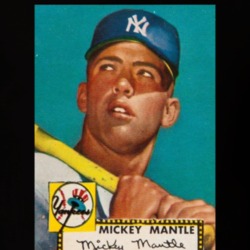 Retro Mickey Mantle Playing Card New York Baseball Fan T Shirt