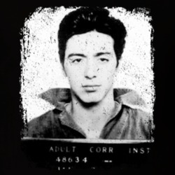 Al Pacino Celebrity Mug Shot Fan Distressed Style T Shirt