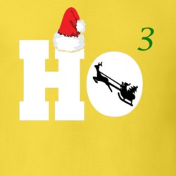 Ho With Hat Santa Claus Sleigh Christmas T Shirt