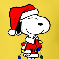 Snoopy Charlie Brown Woodstock Peanuts Christmas T Shirt