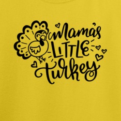 Mamas Litlle Turkey Girl Thanksgiving T Shirt