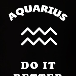 Aquarius Do It Better Zodiac Funny T Shirt