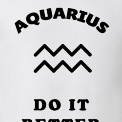 Aquarius Do It Better Zodiac T Shirt